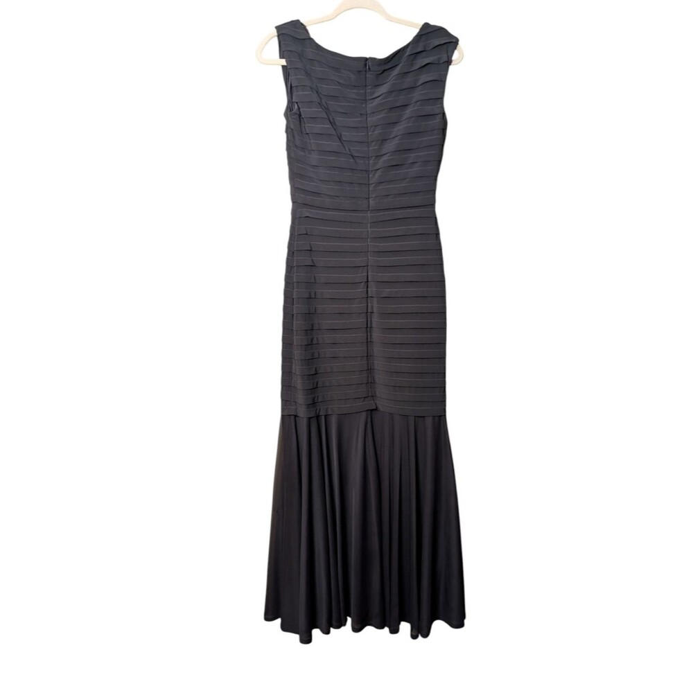 Xscape Joanna Chen sleeveless black evening gown bandage-style bodice mermaid 4 - Picture 6 of 8